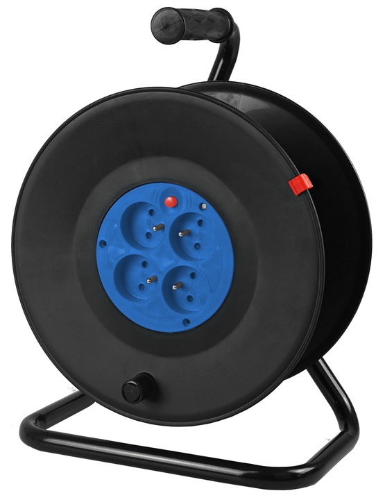 BĘBEN ZWIJAK NAWIJAK KABLA PRZEWODU PRZEDŁUŻACZA DO 50M 3X1,5MM2 40M