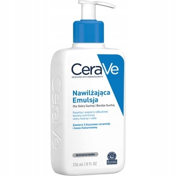 CeraVe 236 ml nawilżająca emulsja do twarzy i ciał