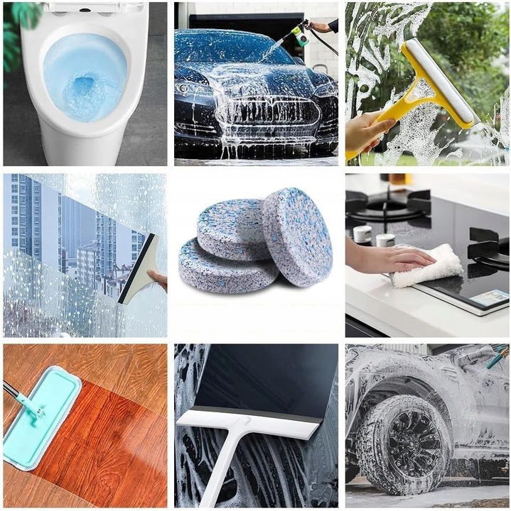 Letni Płyn do spryskiwaczy w tabletkach koncentrat do szyb 4l x 50szt