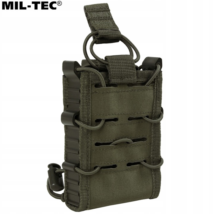 ŁADOWNICA NA MAGAZYNEK pojedyncza Mil-Tec FLEX AK M4 AR15 Beryl Grot OLIVE