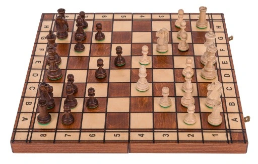 SQUARE - Szachy drewniane JOWISZ - 40 x 40 cm