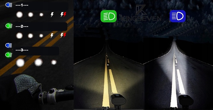 Mocna Lampka ROWEROWA Światło LED przód + tył 2000lm latarka 10000mAh ROWER