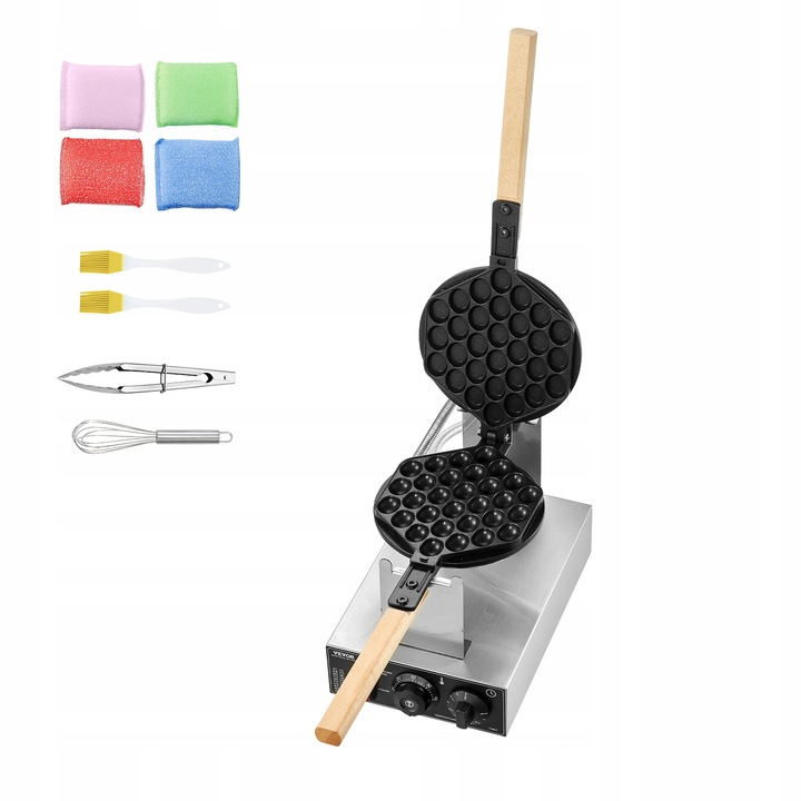 Komercyjna gofrownica bąbelkowa Egg Pancake Baker Machine 1400W