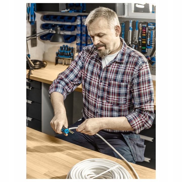 ŚCIĄGACZ DO IZOLACJI 0,5 mm² - 6 mm² DO KABLI PRZEWODÓW HOGERT HT1P102