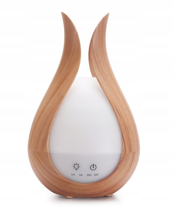 NAWILŻACZ POWIETRZA DYFUZOR ZAPACHOWY AROMATERAPIA LAMPKA NOCNA +