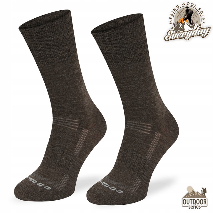 Wełniane skarpety termoaktywne do trekkingu 40% wełny merino COMODO TRE17