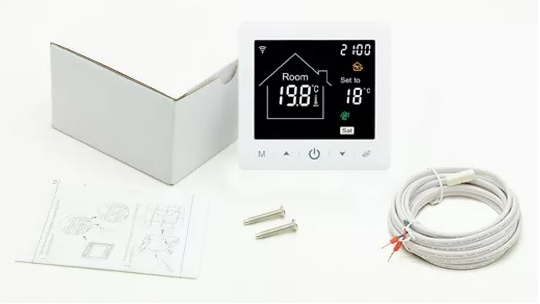 REGULATOR TERMOSTAT POKOJOWY CYFROWY LCD 16A WIFI