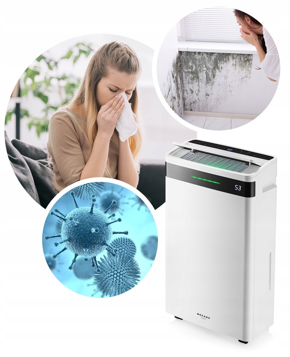 OSUSZACZ POWIETRZA 20L/24H POCHŁANIACZ WILGOCI OCZYSZCZACZ XL + WIFI