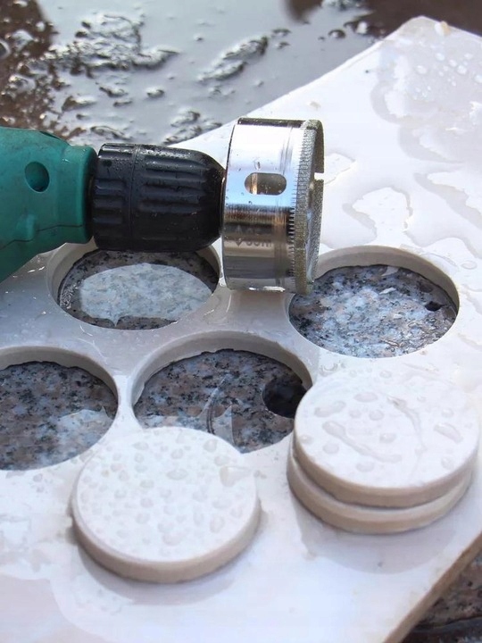 OTWORNICE WIERTŁA DIAMENTOWE DO GRESU PŁYTEK, GLAZURY, SZKŁA