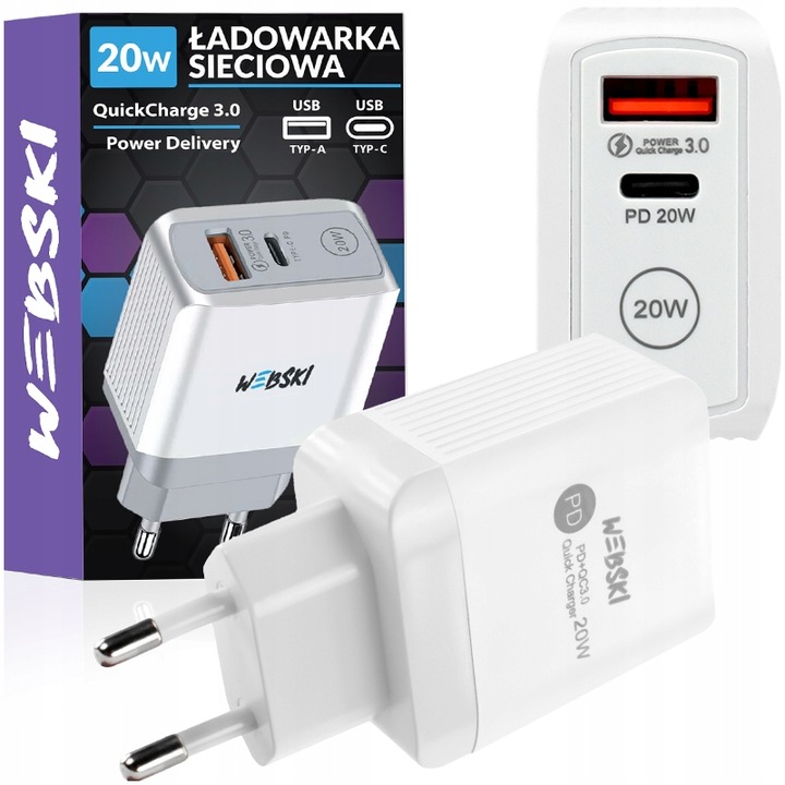 UNIWERSALNA ŁADOWARKA DO WSZYSTKICH URZĄDZEŃ USB C