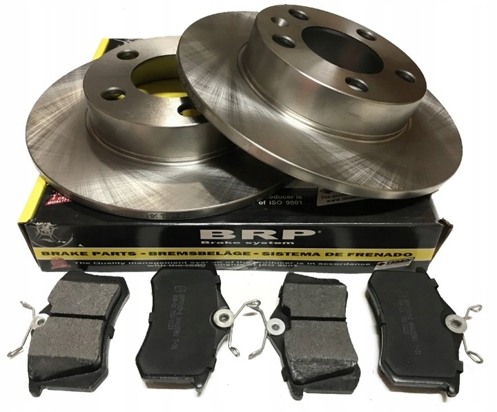 Tarcze Klocki Tył Audi A3 VW Golf 4 Polo Skoda Fabia Octavia 1 Leon Toledo