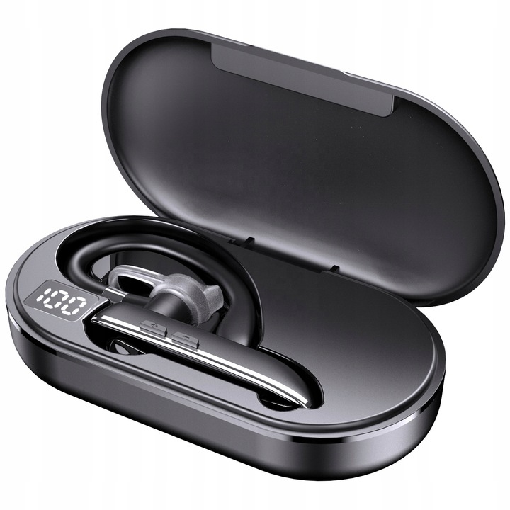 SŁUCHAWKA BLUETOOTH DO ROZMÓW BEZPRZEWODOWA DO UCHA DLA KIEROWCÓW ZESTAW