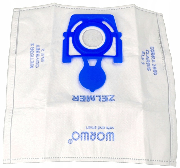 Worki do odkurzacza Zelmer Odyssey Meteor 2 Elf Aquawelt ZMB02 12 szt