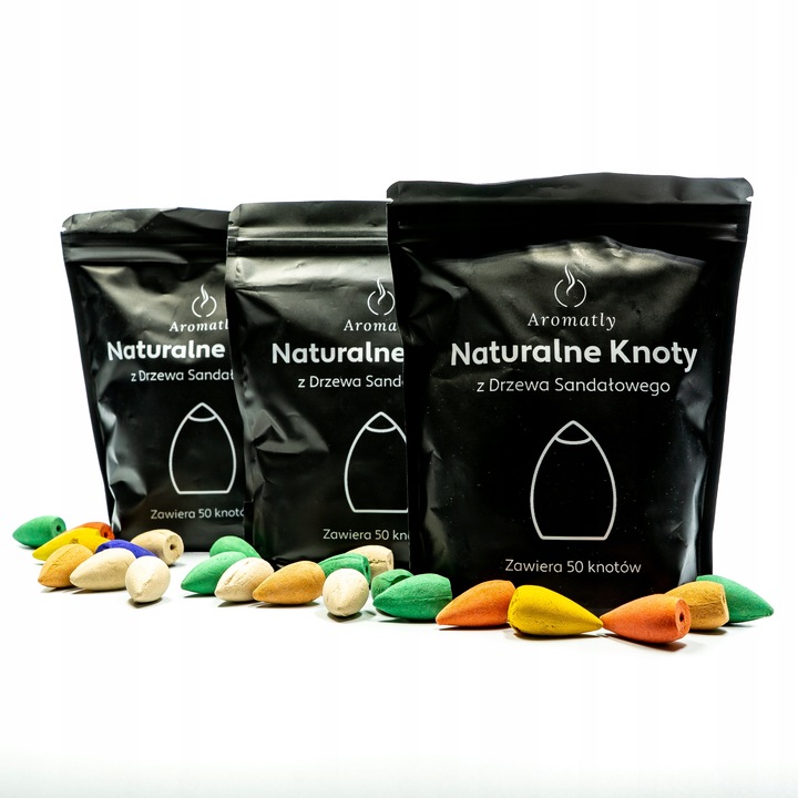 Knoty do kadzidła płynącego Aromatly - 50szt