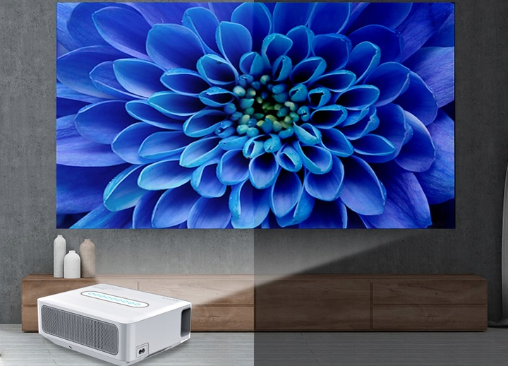 PROJEKTOR RZUTNIK ANDROID SMART TV WIFI FULL HD 12000LM 4K LED