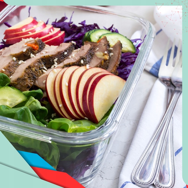 4x POJEMNIK NA ŻYWNOŚĆ SZKLANY ZESTAW POJEMNIKI SZKLANE Z POKRYWĄ