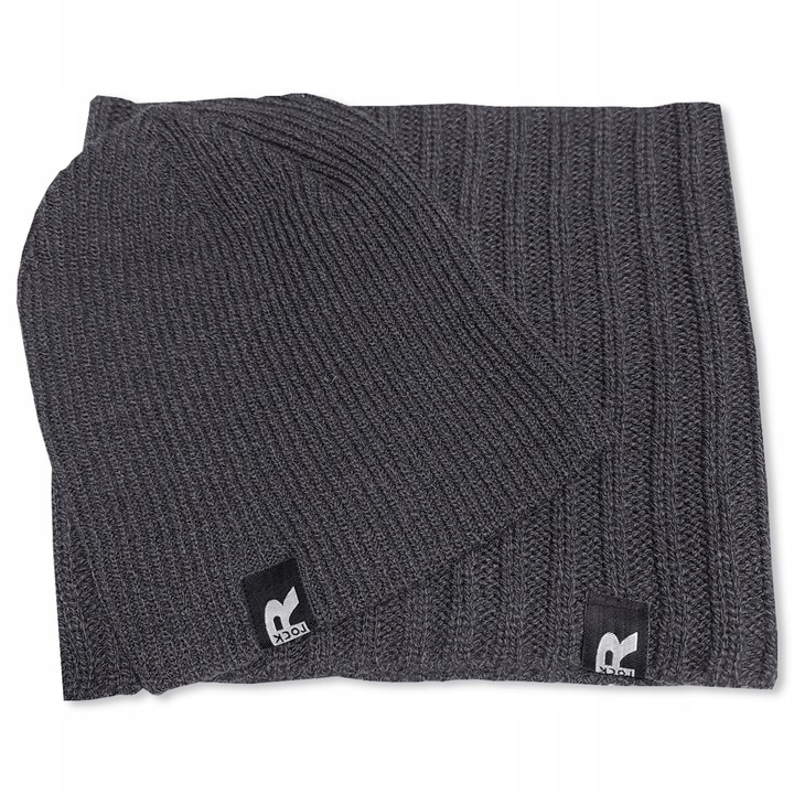 MĘSKI KOMPLET CZAPKA + KOMIN + RĘKAWICZKI DOTYKOWE