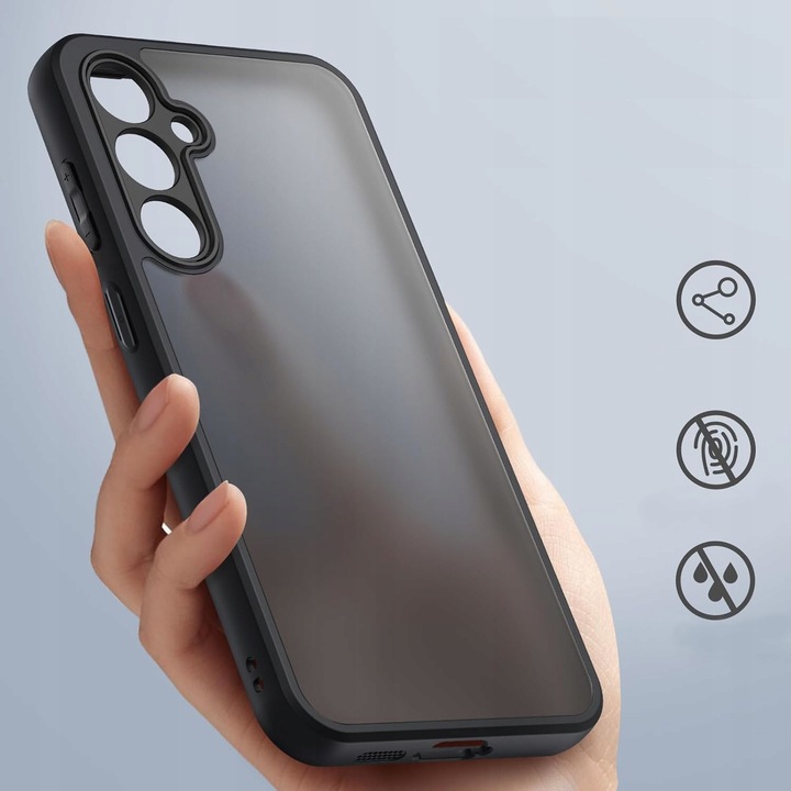 Etui do SAMSUNG S24 FE + 2x SZKŁO PREMIUM MATTE CASE WZMACNIANE 360° MATOWE
