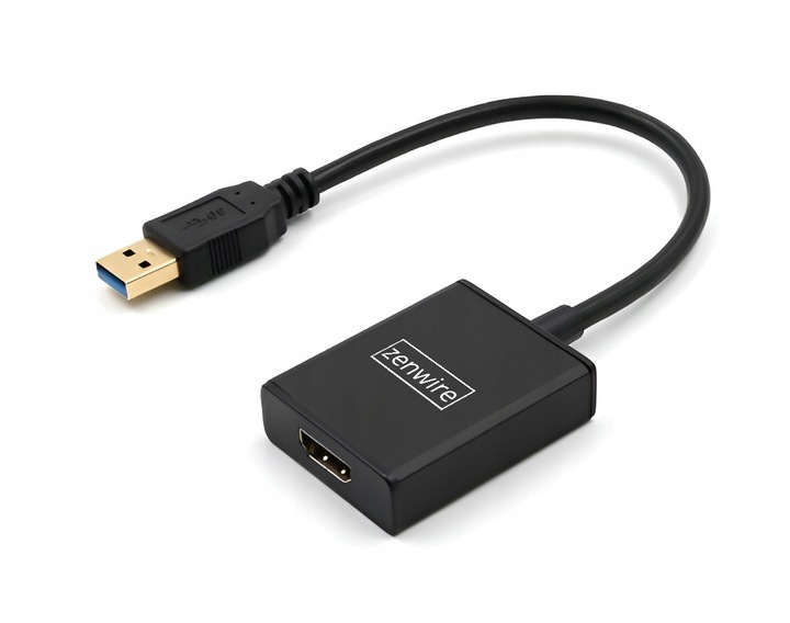 ADAPTER KONWERTER PRZEJŚCIÓWKA USB 3.0 DO HDMI FULL HD KARTA GRAFICZNA