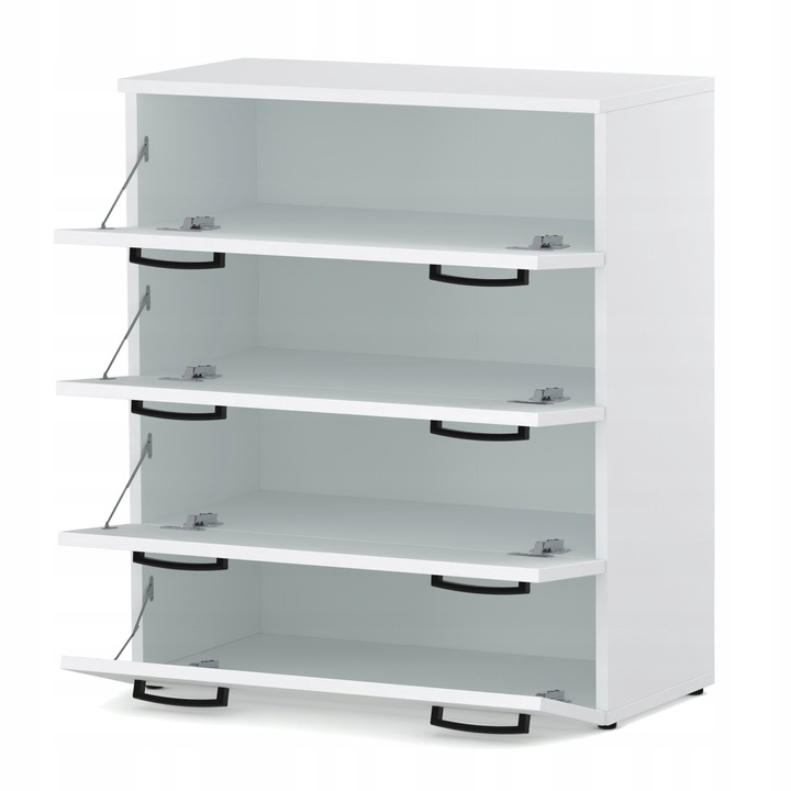 SZAFKA NA BUTY BIAŁA REGAŁ PÓŁKA STOJAK DO PRZEDPOKOJU ORGANIZER NA