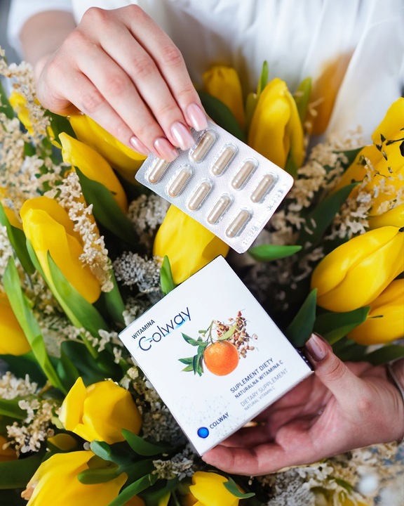 Witamina C C-olway COLWAY 100 kaps. + 20 kaps. GRATIS - Bioorganiczna