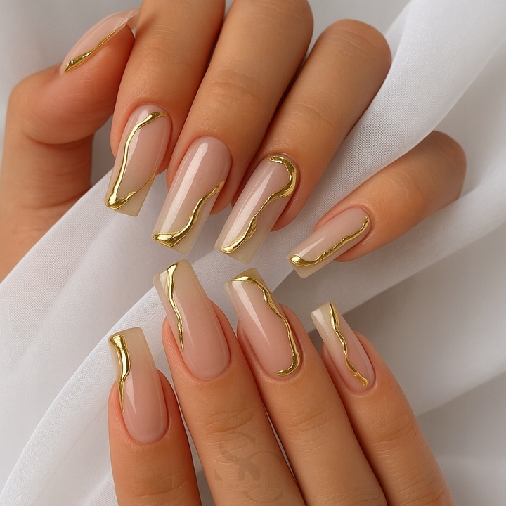 Żel do zdobień Picassini Metalic Paint Gel Rustic Gold złoty Boska