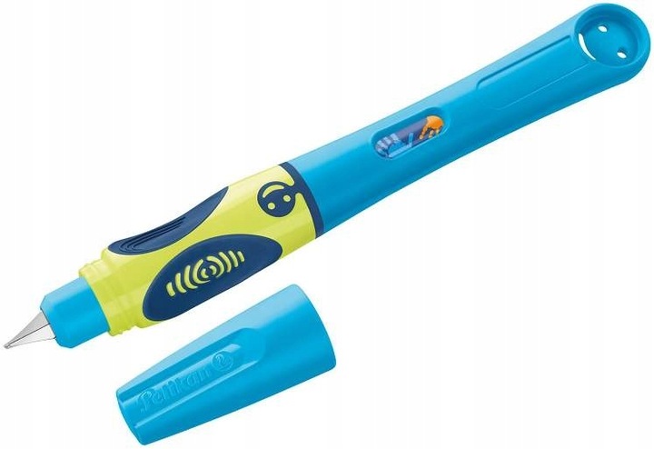 PIÓRO wieczne PELIKAN Griffix dla PRAWORĘCZNYCH + naboje + korektor