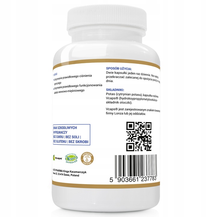 Suplement diety Alto Pharma Potas 350 mg kapsułki 120 szt.