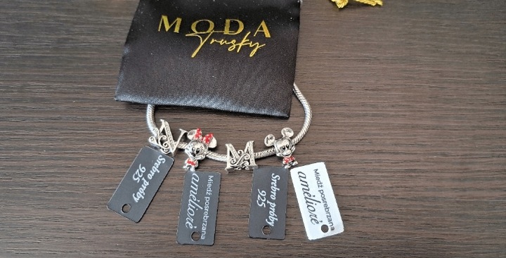 Charms Myszka Zawieszki Charms Minnie Mini Charms Charmsy MODA TRUSKY