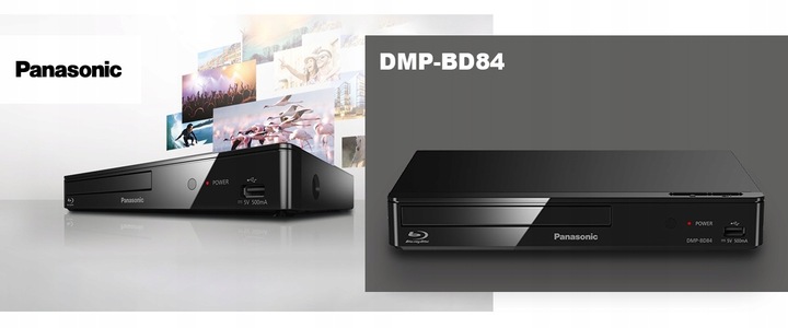 Panasonic Odtwarzacz Blu-ray DMP-BD84 HDMI USB