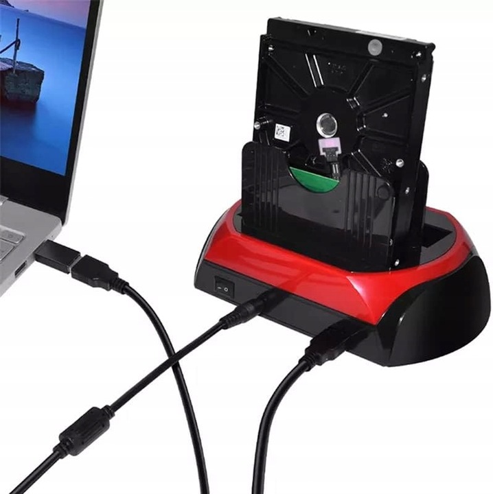 Stacja Dokująca do Dysków SATA ATA IDE HDD SSD USB Dysk Kopia Zapasowa OTB