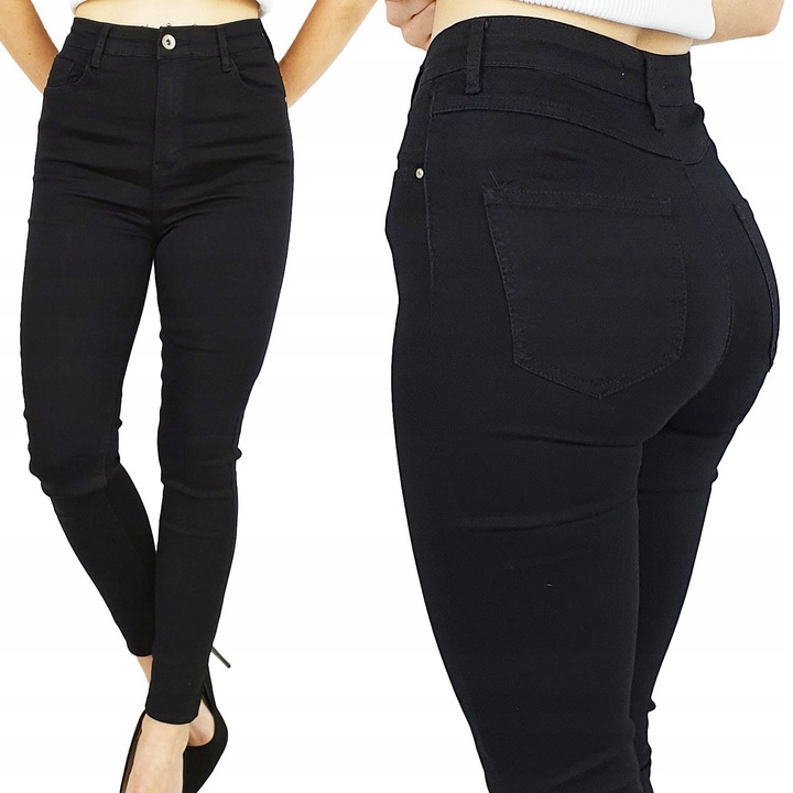 # DAMSKIE SPODNIE JEANSOWE WYSZCZUPLAJĄCE KOLORY #