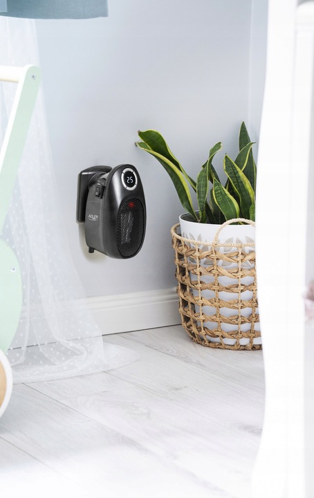 MINI GRZEJNIK ELEKTRYCZNY FARELKA TERMOWENTYLATOR OGRZEWACZ TIMER