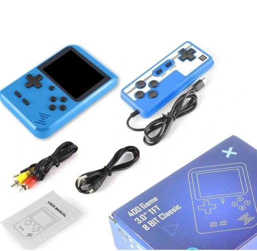 PRZENOŚNA MINI KONSOLA RETRO 400 GIER GAMEBOY DODATKOWY PAD GRA NA 2 OSOBY