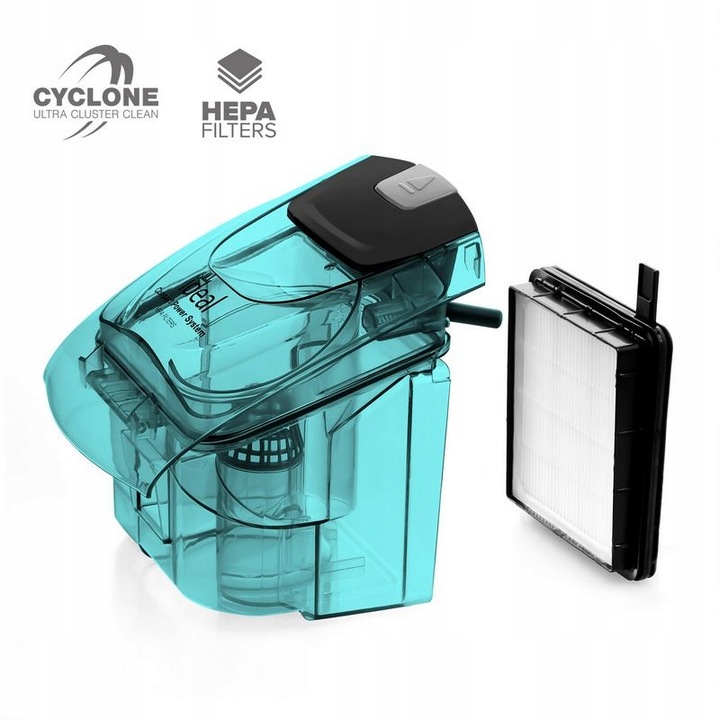 Odkurzacz BEZWORKOWY cyklonowy domowy HEPA Ideal 700W Mały Mocny Lekki 1,5L