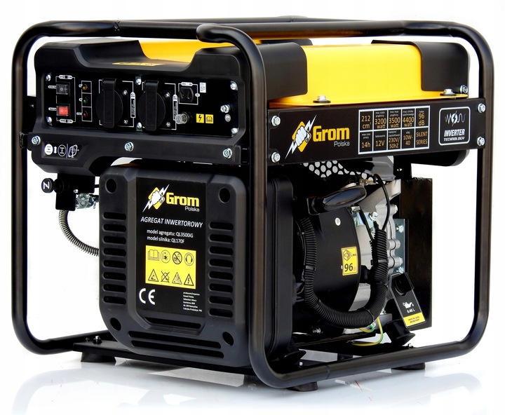 AGREGAT PRĄDOTWÓRCZY inwerterowy inwertorowy 4,4kW MIEDZIANY STOJAN