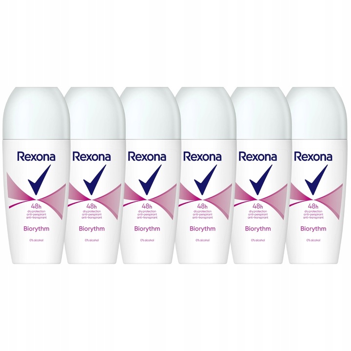Rexona Biorythm antyperspirant roll-on 6x50ml