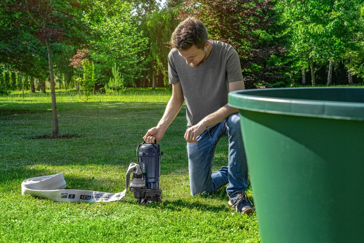 POMPA Z ROZDRABNIACZEM DO WODY BRUDNEJ CZYSTEJ SZAMBA MOCNA FAST FIX