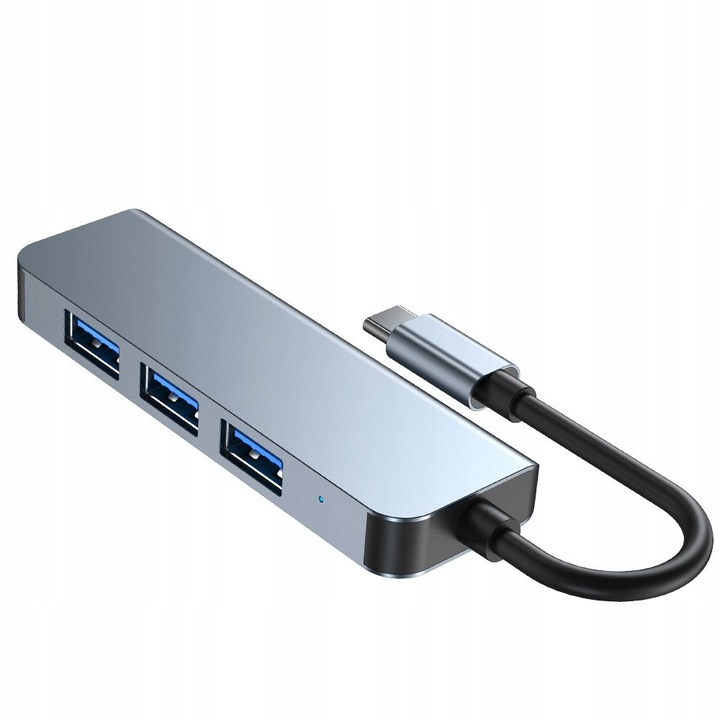 ROZDZIELACZ HUB ADAPTER USB 3.0 USB-C TYPE-C DO MACBOOK M1 M2 M3 / PC
