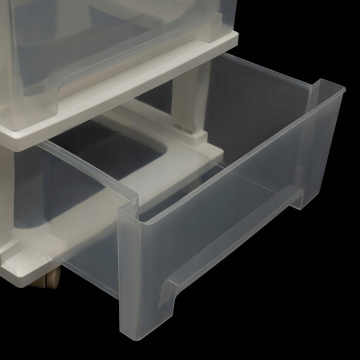 PLASTIKOWY POJEMNIK REGAŁ KOSZ NA ZABAWKI SZUFLADY 5 PÓŁEK na kółkach