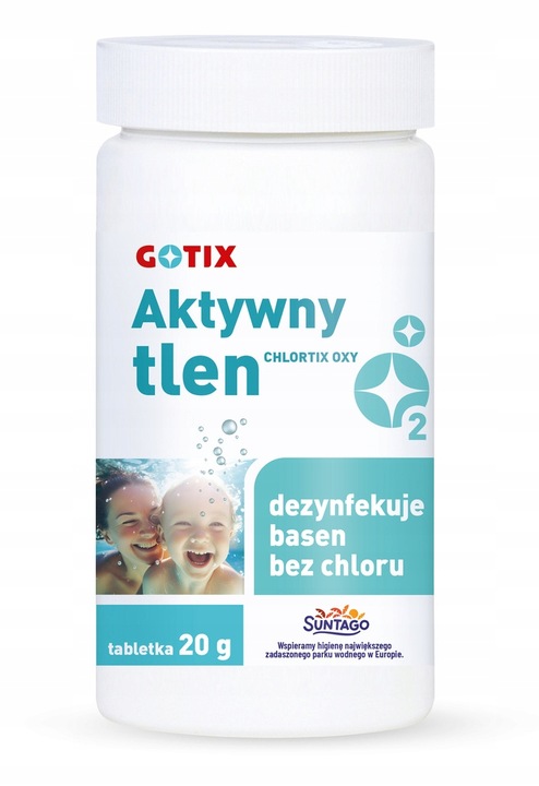 Aktywny tlen MULTIFUNKCYJNY 11w1 do basenu Bez chloru 1kg tabletki