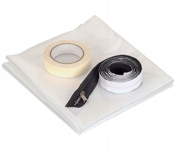 Drzwi przeciwpyłowe z zamkiem DRZWI REMONTOWE FOLIOWE Kurtyna 220x120cm