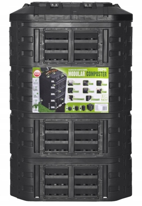 KOMPOSTOWNIK MODUŁOWY Całoroczny KOMPOSTOWNIA Eko XXL POLSKI 1260 litrów