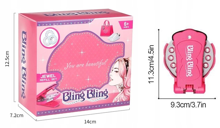 Zestaw Do Robienia Bizuterii Maszynka Do Tworzenia Biżuterii Ozdob Na Wlosy