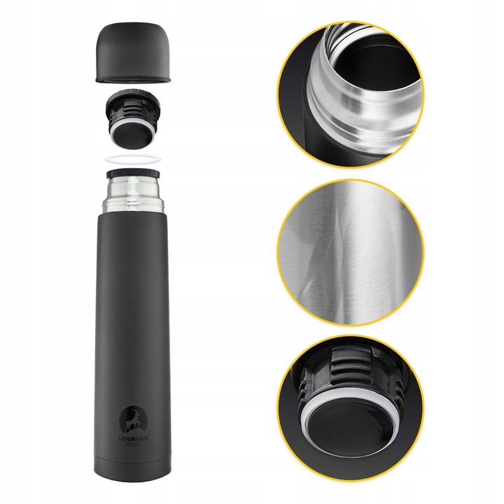 DUŻY TERMOS TURYSTYCZNY PRÓŻNIOWY MOUNTAIN GOAT
