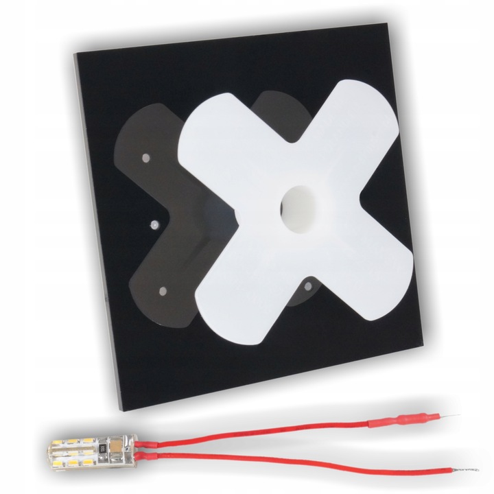 Oprawa schodowa lampka na schody oświetlenie schodowe LED 230V 2W Q6