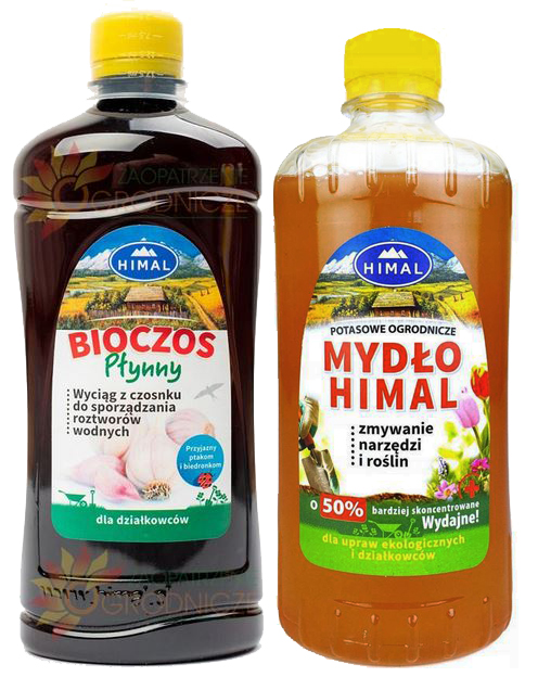 DWUPAK BIOCZOS + MYDŁO POTASOWE JESIENNY NAWÓZ OCHRONNY ROŚLIN DOM