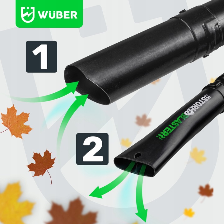 DMUCHAWA SPALINOWA 750 W OGRODOWA DO LIŚCI 50L ODKURZACZ ROZDRABNIACZ