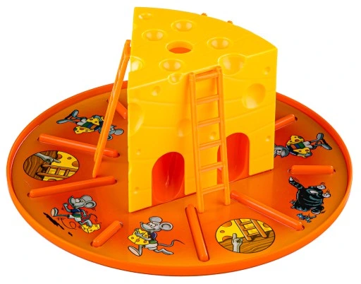 Gra Rodzinna Towarzyska Planszowa KOT I MYSZY Złap Ser Drabinki Cat & Mouse