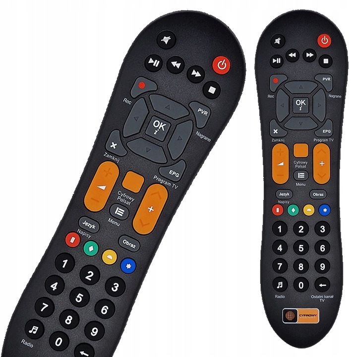 Pilot do dekodera HD3000 - HD7000 Cyfrowy Polsat Box Uniwersalny model